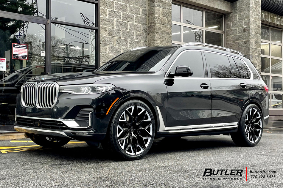 BMW X7 with 24in Vossen HF2 Wheels exclusively from Butler Tires and
