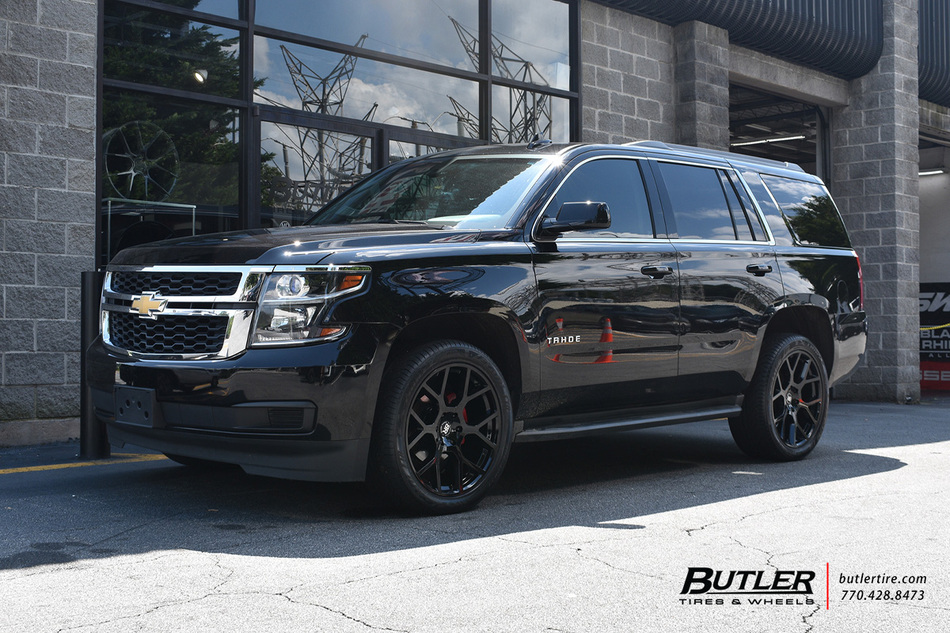 Chevrolet Tahoe with 22in Black Rhino Tembe Wheels exclusively from