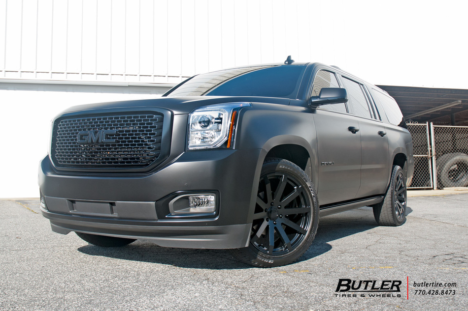 Gmc Denali With 22in Black Rhino Traverse Wheels Exclusively From