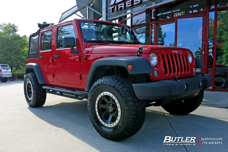 Jeep Wrangler With 17in Black Rhino 500 Wheels Exclusively From Butler