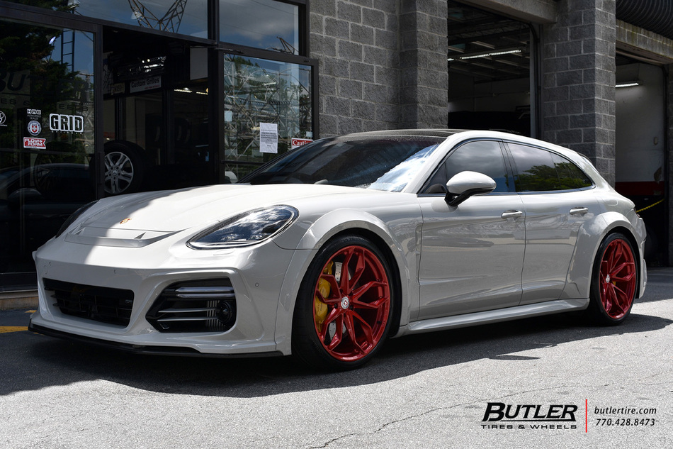 Porsche Panamera GT with 22in HRE P201 Wheels exclusively from Butler