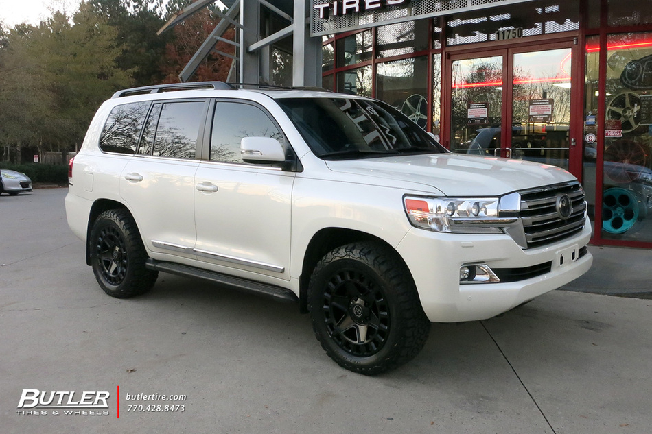 Toyota Land Cruiser with 20in Black Rhino York Wheels exclusively from