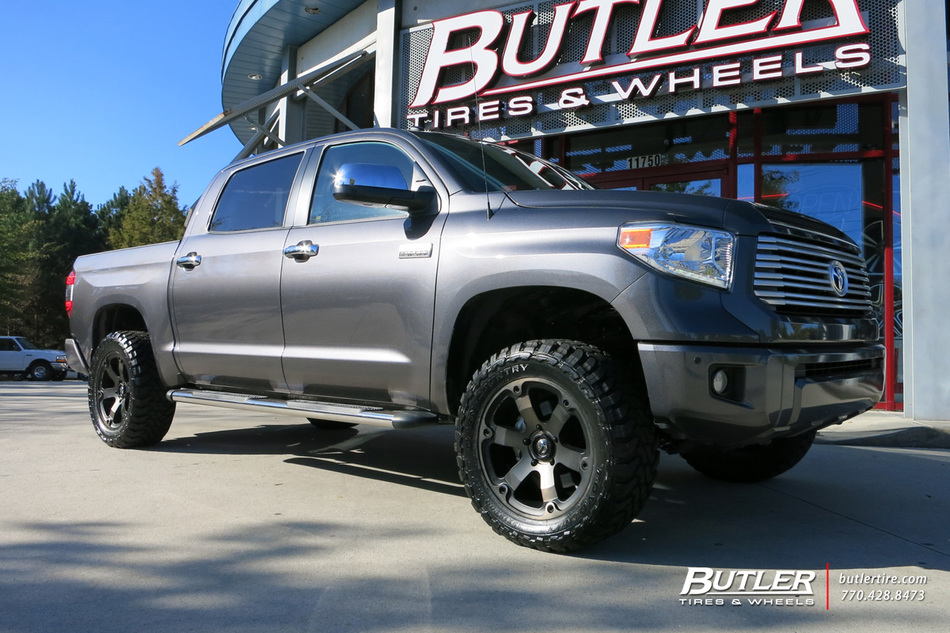 Toyota Tundra with 20in Fuel Beast Wheels exclusively from Butler Tires