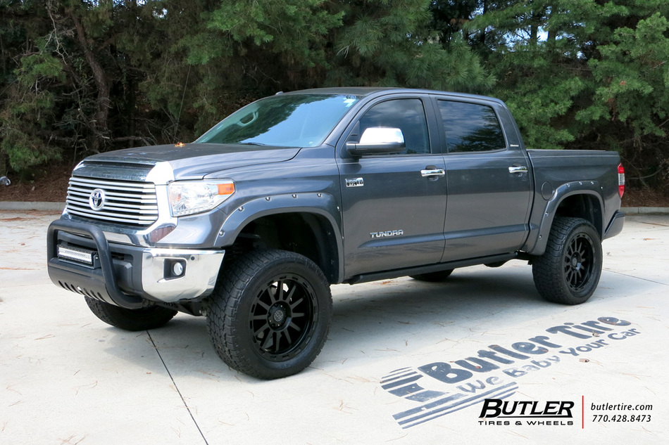Toyota Tundra with 22in Black Rhino Revolution Wheels exclusively from