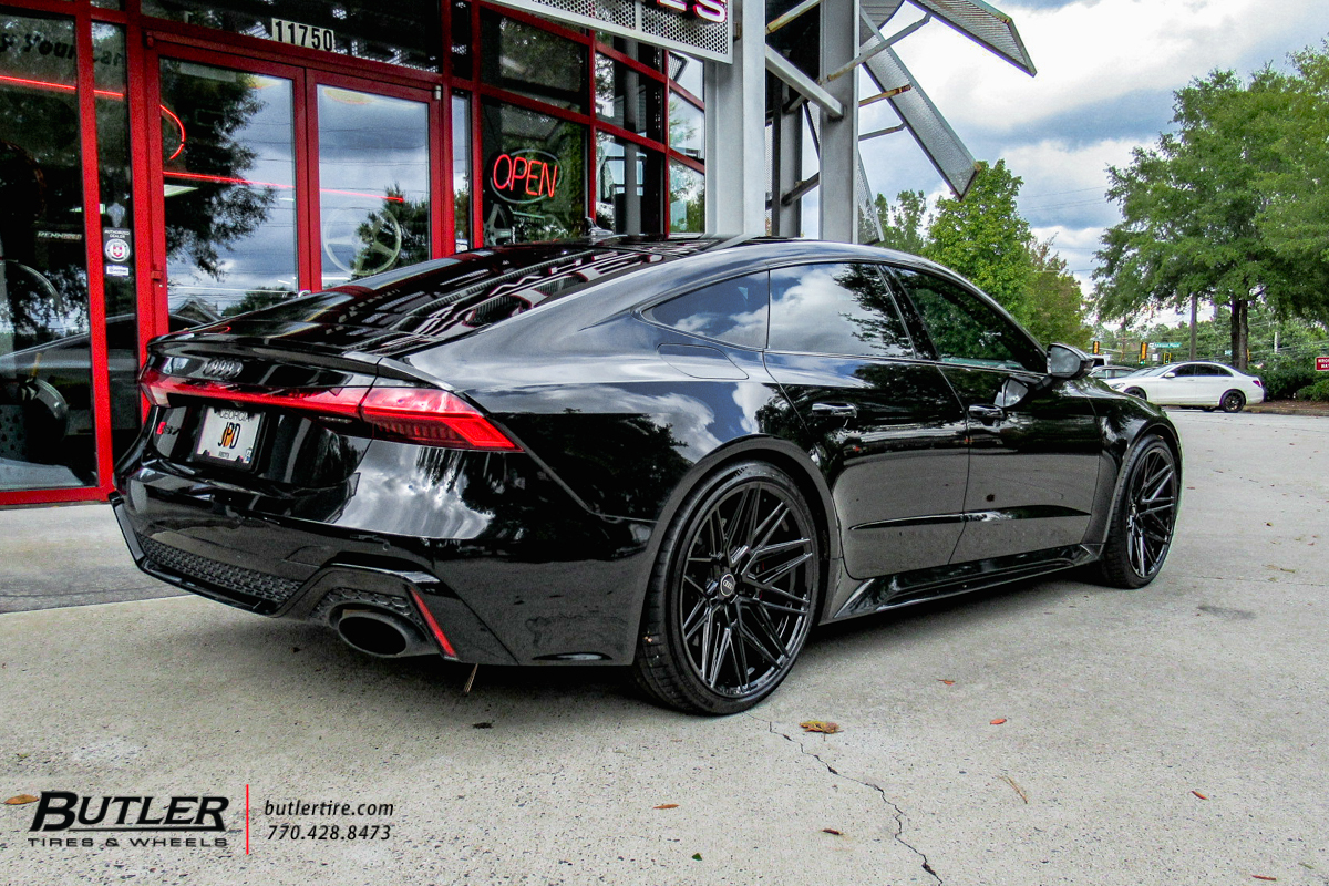 Audi RS-7 with 22in Vossen HF7 Wheels and Michelin Pilot Sport 4S Tires