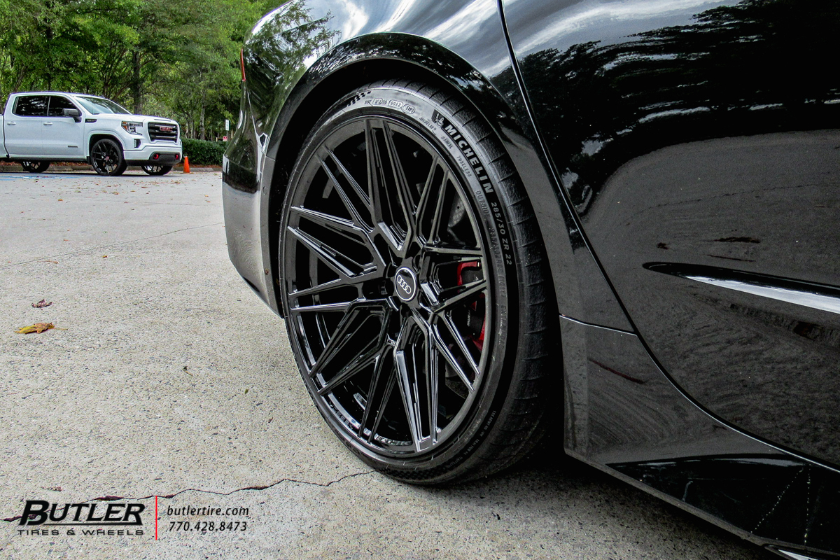 Audi RS-7 with 22in Vossen HF7 Wheels and Michelin Pilot Sport 4S Tires