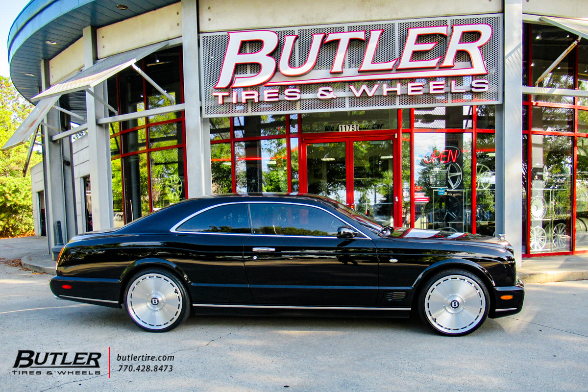 Bentley Brooklands with 22in AG Luxury AGL78 Wheels and Continental Tires