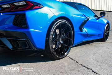 Chevrolet Corvette with 20in Vossen HF5 Wheels and Michelin Tires