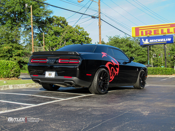 Dodge Challenger with 20 Vossen HF3 Wheels and Lexani LX30 Tires