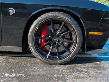 Dodge Challenger with 20 Vossen HF3 Wheels and Lexani LX30 Tires