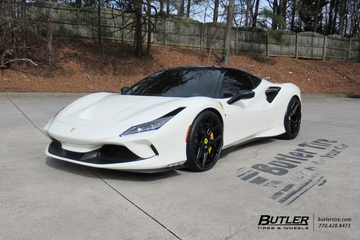 Ferrari F8 with 21 22 Vossen HF5 Wheels Michelin 4S Tires