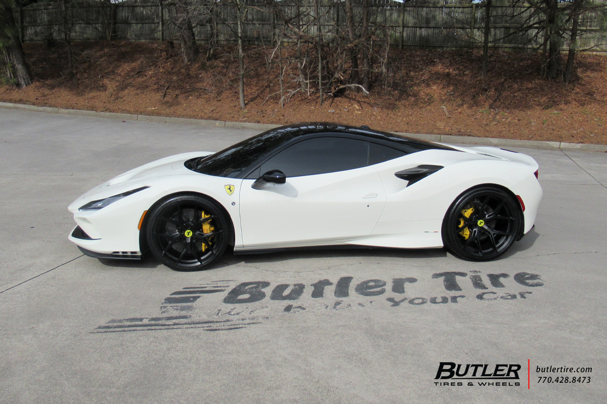 Ferrari F8 with 21 22 Vossen HF5 Wheels Michelin 4S Tires