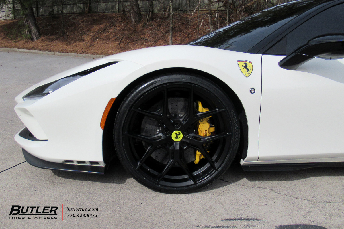 Ferrari F8 with 21 22 Vossen HF5 Wheels Michelin 4S Tires