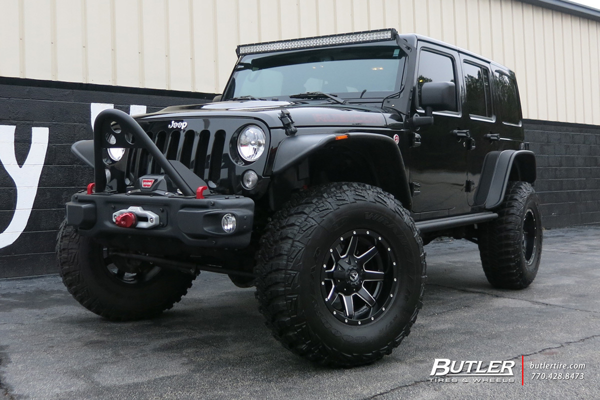 Jeep Wrangler with 17in Fuel Maverick Wheels exclusively from Butler Tires  and Wheels in Atlanta, GA - Image Number 10197