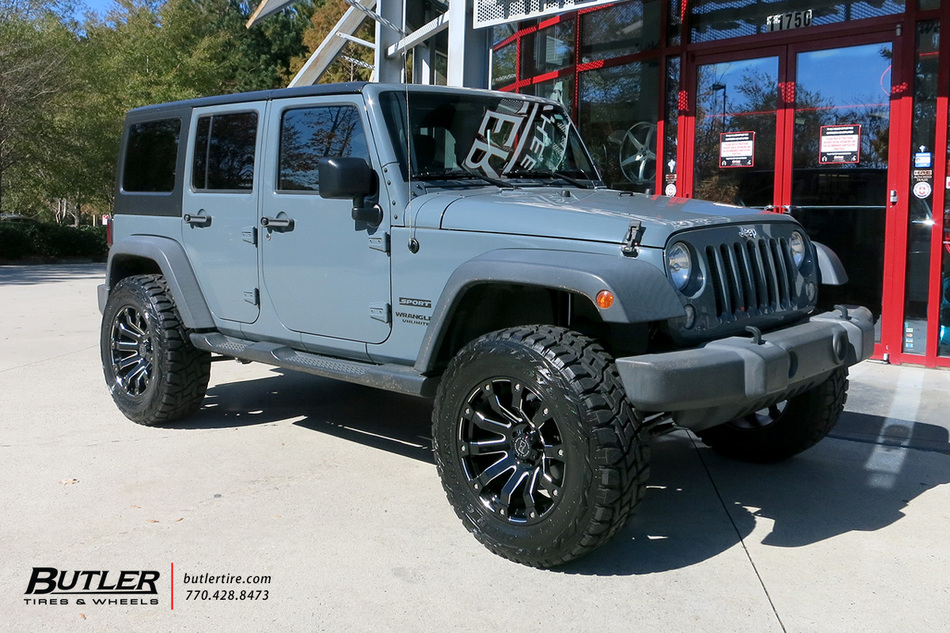 Jeep Wrangler with 20in Black Rhino Selkirk Wheels exclusively from ...
