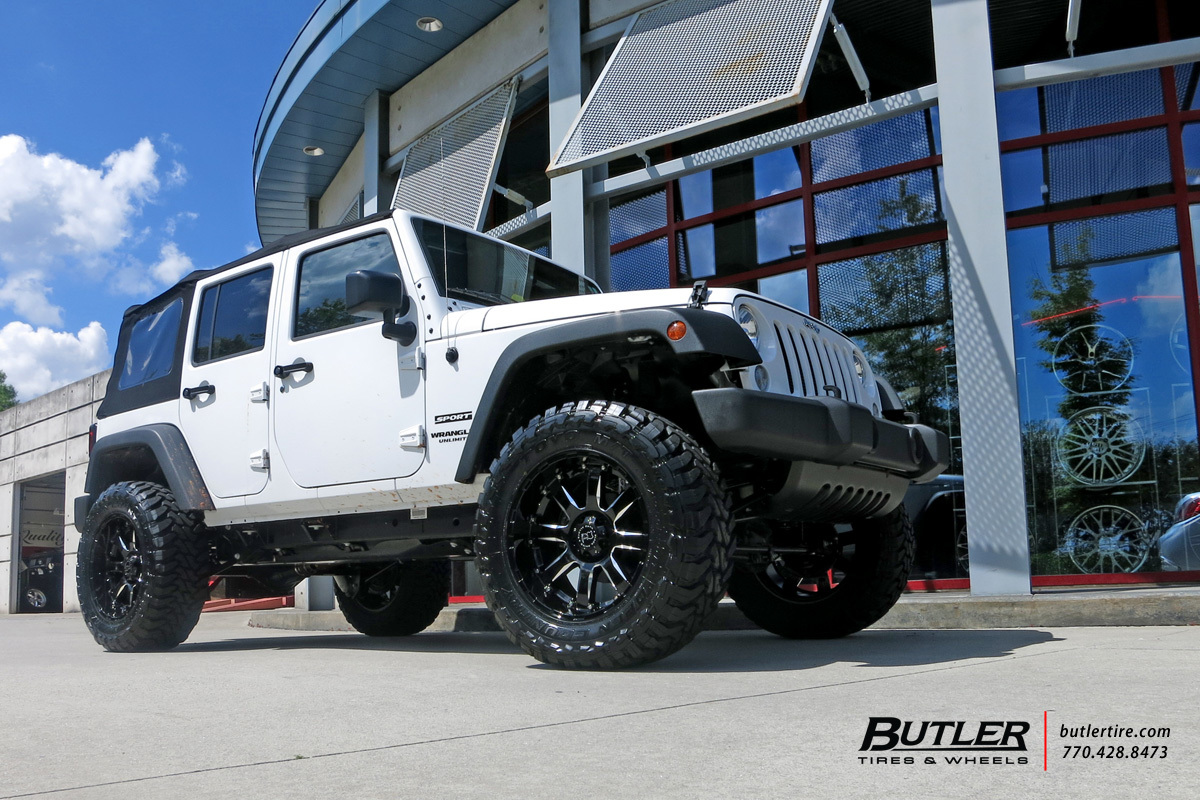 Jeep Wrangler with 20in Black Rhino Sierra Wheels exclusively from Butler  Tires and Wheels in Atlanta, GA - Image Number 8872