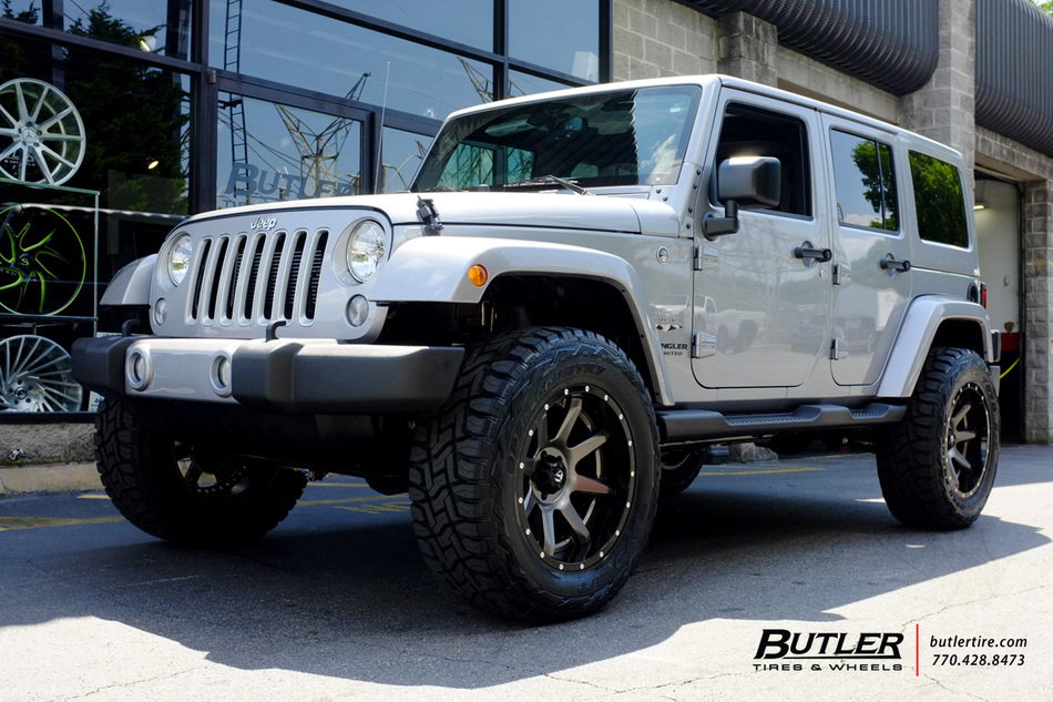 Jeep Wrangler with 20in Fuel Rampage Wheels exclusively from Butler ...