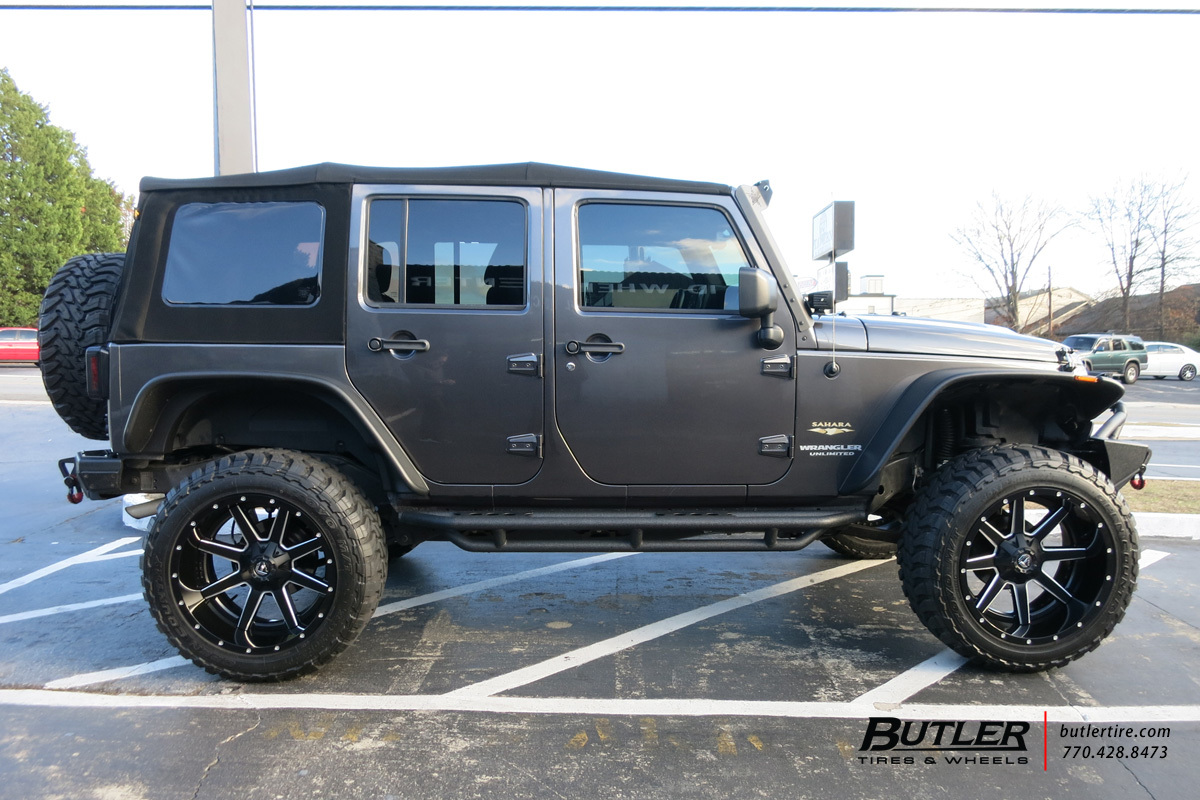 Jeep Wrangler with 22in Fuel Maverick Wheels exclusively from Butler Tires  and Wheels in Atlanta, GA - Image Number 10172