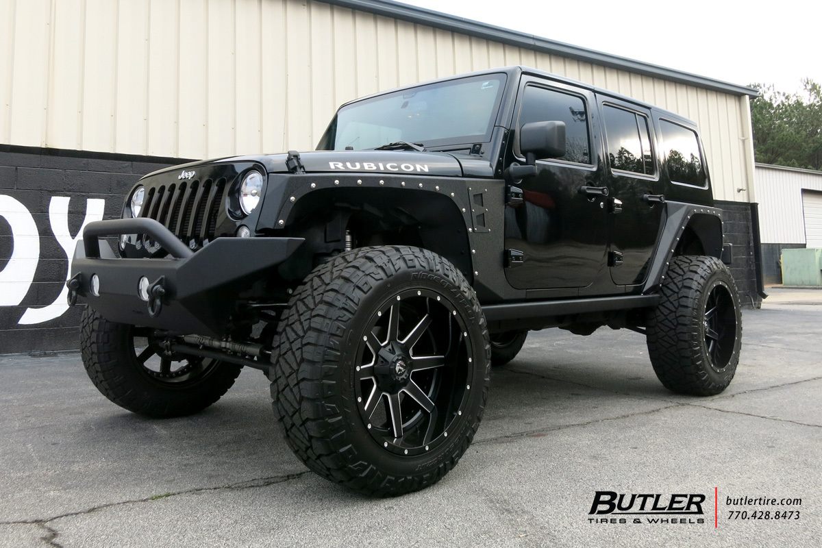 Jeep Wrangler with 22in Fuel Maverick Wheels exclusively from Butler Tires  and Wheels in Atlanta, GA - Image Number 10231