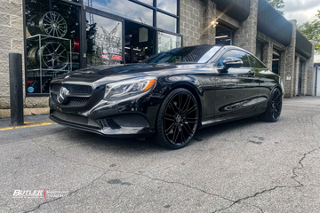 Mercedes S550 with 22 in Savini BM18 Wheels and Lexani LX20