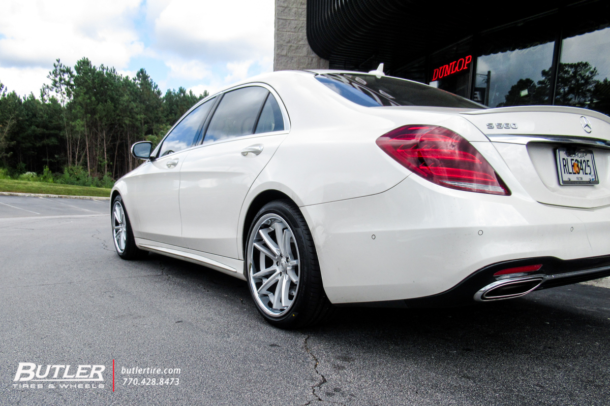 MERCEDES S560 and 20x9 and 20x10.5 ASANTI ABL23 SIGMA with PIRELLI PZERO TIRES