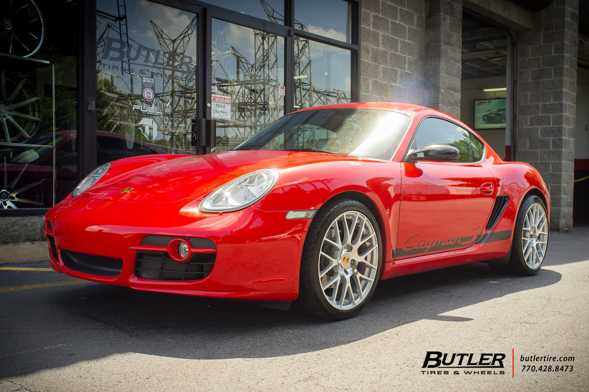 Porsche Cayman with 19in Victor Innsbruck Wheels exclusively from ...